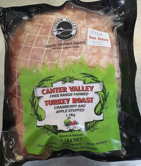 Frozen Turkey Roast with Cranberry & Apple Stuffing (1.1kg)